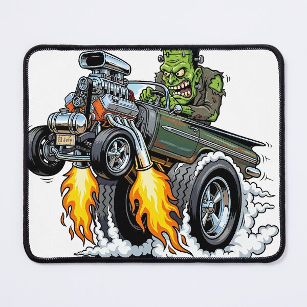 Item preview, El Jefe- Custom El Camino Monster Art | Lowbrow | Kustom Kulture designed and sold by OutlawSpeedShop.