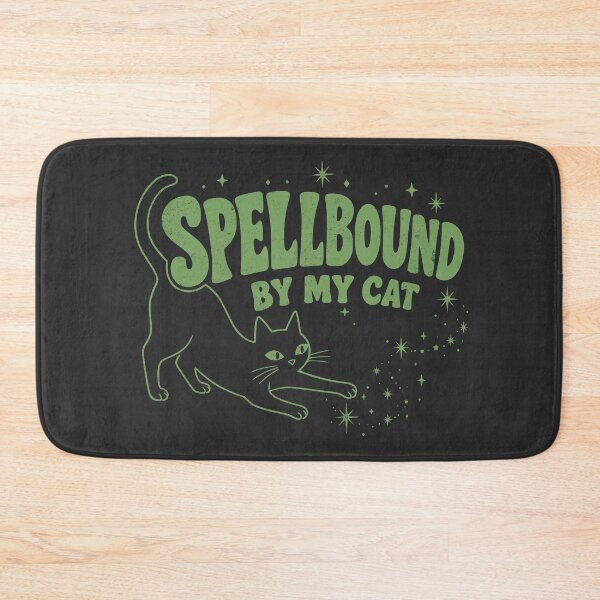 Item preview, Spellbound by My Cat Retro Witchy Cat Magic Design - Green designed and sold by picadillyprints.
