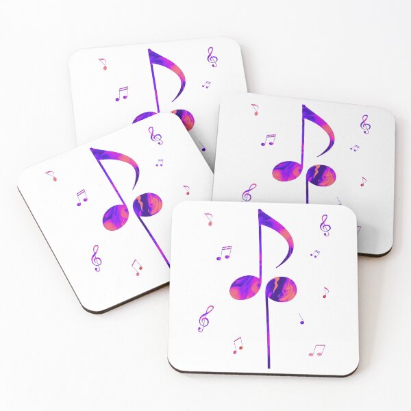 Item preview, Musical Notes DP tp - Flow Art / Pour Painting - jdp-22-0007 designed and sold by ANomadDesigns.