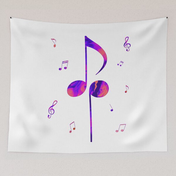 Item preview, Musical Notes DP tp - Flow Art / Pour Painting - jdp-22-0007 designed and sold by ANomadDesigns.