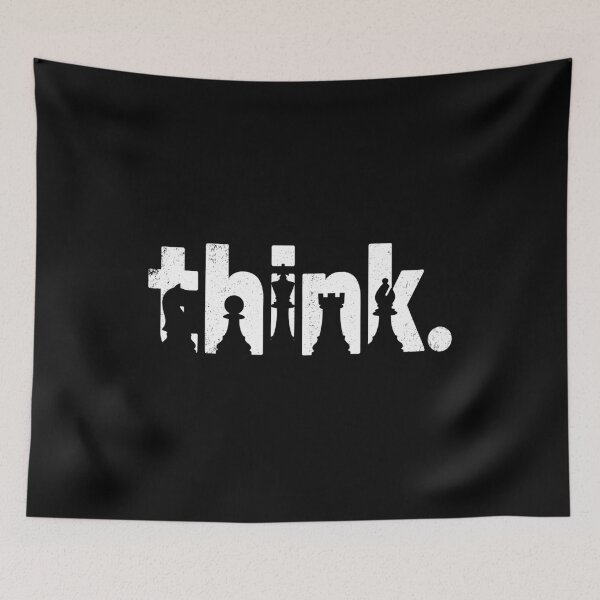 Item preview, Think. Chess Player Board Game Strategist designed and sold by Doodleoub.