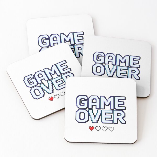 Item preview, Game Over - Cute Retro Gamer designed and sold by Bonasates.