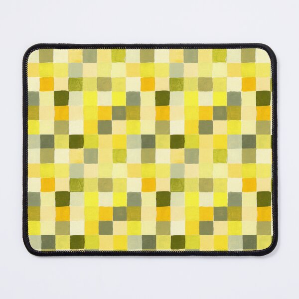Item preview, Retro Modern Yellow Check Design | Mid Century Yellow Check Pattern designed and sold by sheseddit.