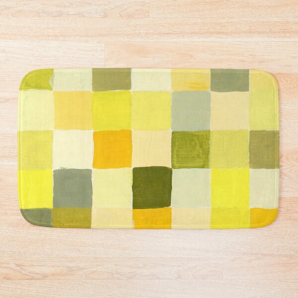 Item preview, Retro Modern Yellow Check Design | Mid Century Yellow Check Pattern designed and sold by sheseddit.