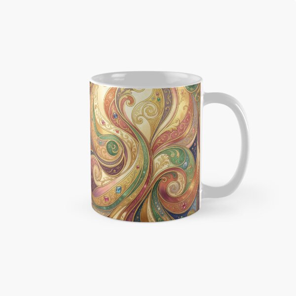 Item preview, Fractal Swirls and Jewels Art Nouveau  designed and sold by pinkal.