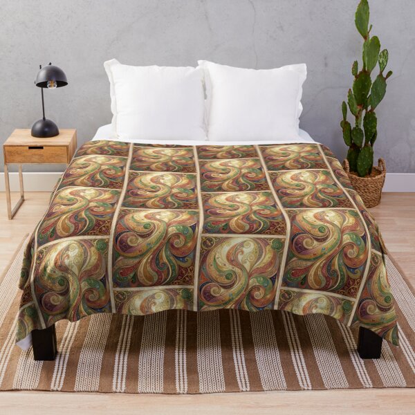 Item preview, Fractal Swirls and Jewels Art Nouveau designed and sold by pinkal.