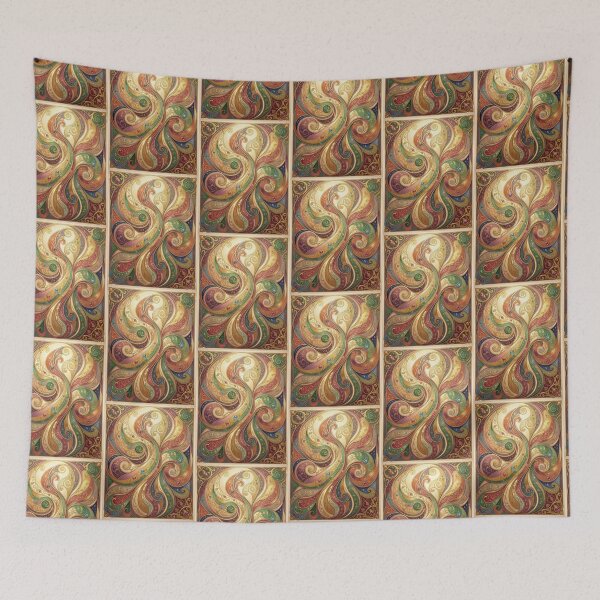 Item preview, Fractal Swirls and Jewels Art Nouveau  designed and sold by pinkal.