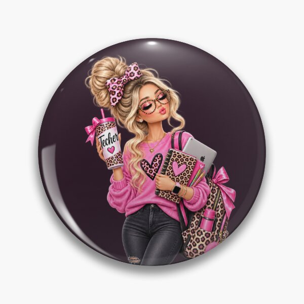 Item preview, Pink Leopard Teacher Life – Coffee & Classroom designed and sold by HO•Designs.