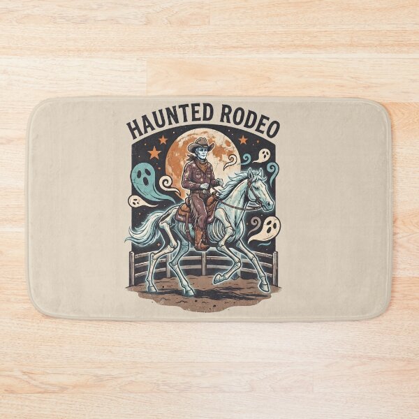 Item preview, Haunted Rodeo Ghost Cowboy Halloween Western designed and sold by MythicCotton.