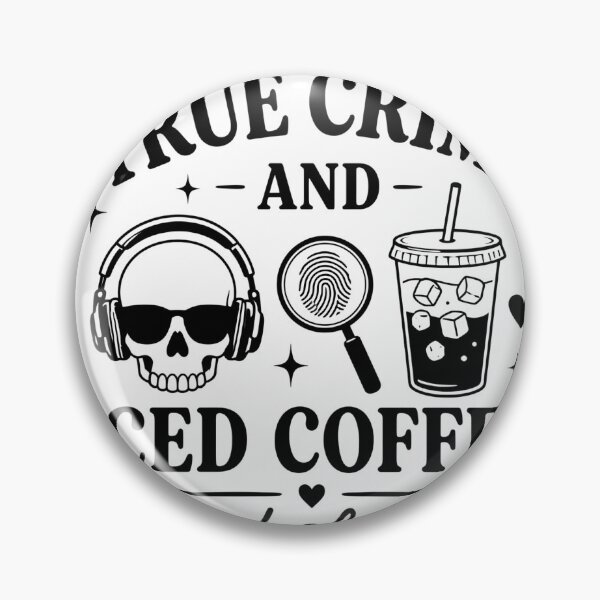 Item preview, True Crime & Iced Coffee – Crime Girl designed and sold by Noventra112.