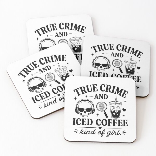 Item preview, True Crime & Iced Coffee – Crime Girl designed and sold by Noventra112.