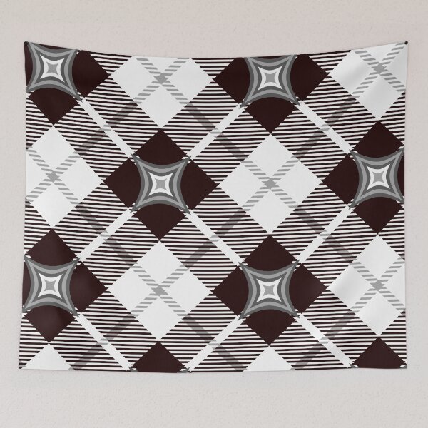 Item preview, Black Gray White Checkerboard Plaid – Modern Monochrome Pattern designed and sold by Daily Mood Studio.
