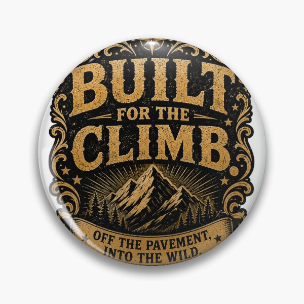 Item preview, Built For The Climb Mountain Design designed and sold by InkroarCo.
