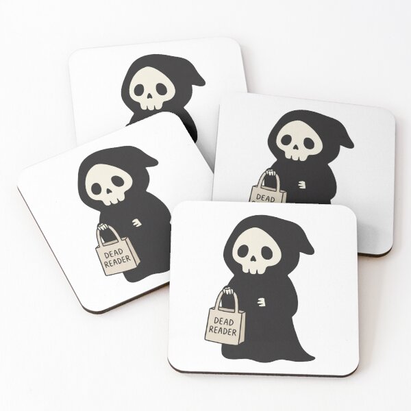 Item preview, Dead Reader | Cute Grim Reaper Book Lover Halloween designed and sold by wingoo22.