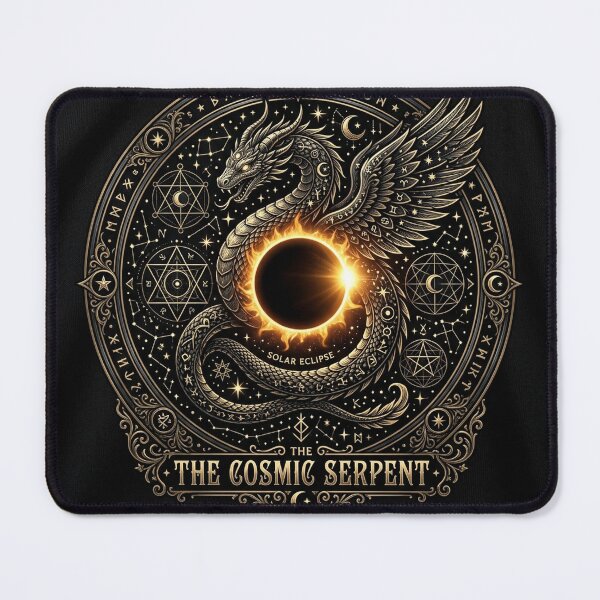 Item preview, Cosmic Serpent Eclipse Fantasy Emblem designed and sold by sofiz.
