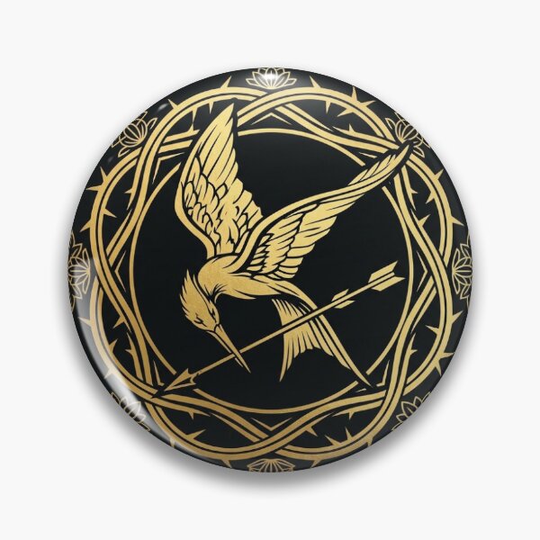 Item preview, Hunger Games Haymitch Gold Emblem designed and sold by sofiz.