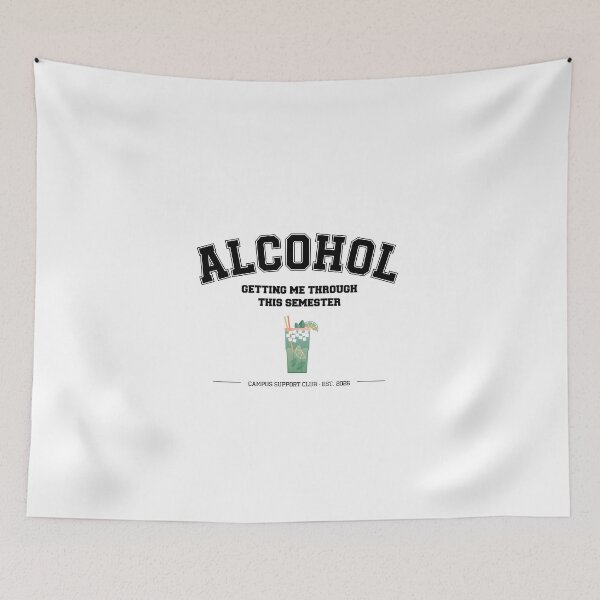 Item preview, Making This Semester Bearable | Funny College Cocktail Student Design designed and sold by luckyhue.