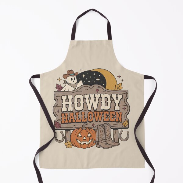 Item preview, Howdy Halloween Western Cute Cowboy Ghost designed and sold by MythicCotton.