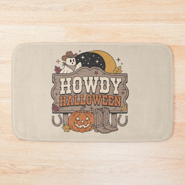 Item preview, Howdy Halloween Western Cute Cowboy Ghost designed and sold by MythicCotton.