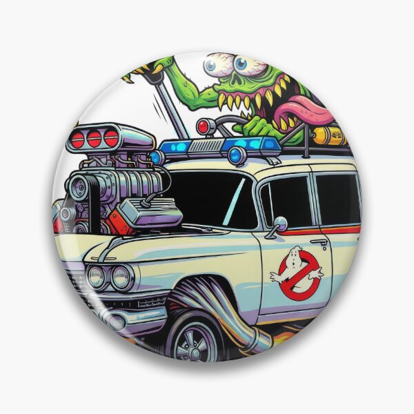 Item preview, Ecto 1 Monster Hot Rod Art | Kustom Kulture designed and sold by OutlawSpeedShop.