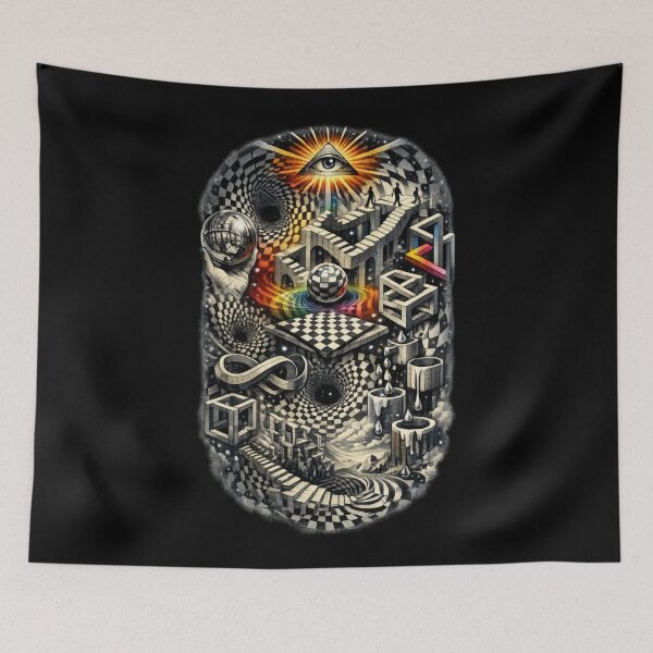 Item preview, See With the Minds Eyd-Optical Illusion designed and sold by RockitBaby.