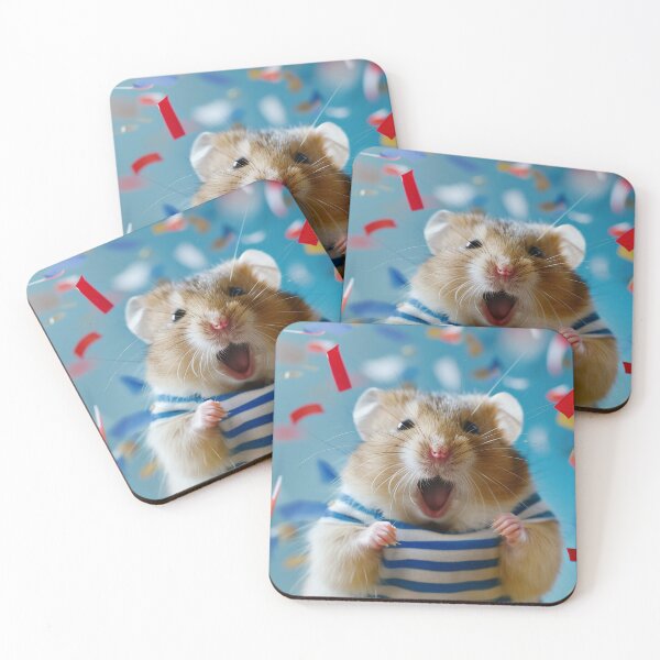 Item preview, Excited Hamster Celebration - in Sailor Costume designed and sold by cutepid.