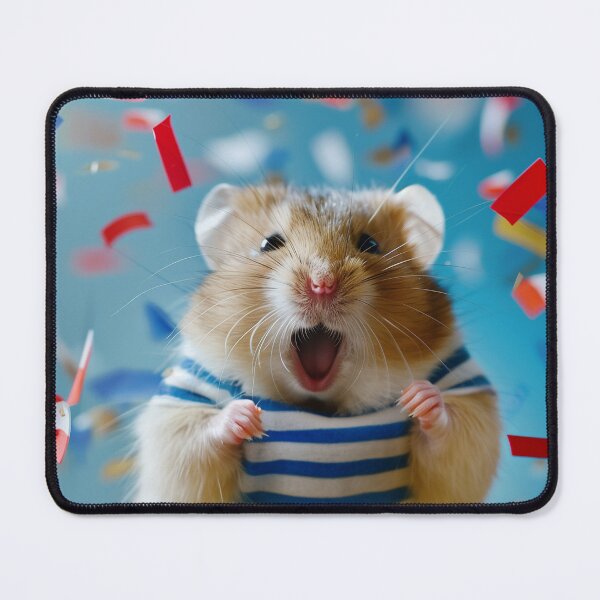 Item preview, Excited Hamster Celebration - in Sailor Costume designed and sold by cutepid.
