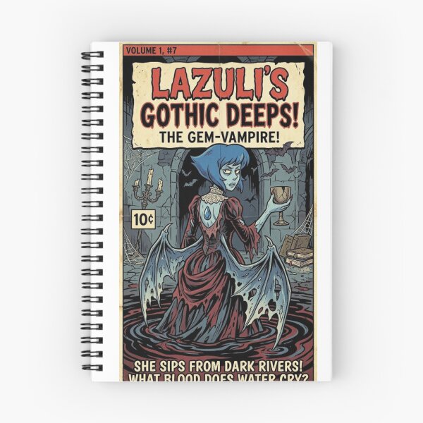 Item preview, Lapis Lazuli Vampire - Retro Horror Comic designed and sold by conamor-bymel.