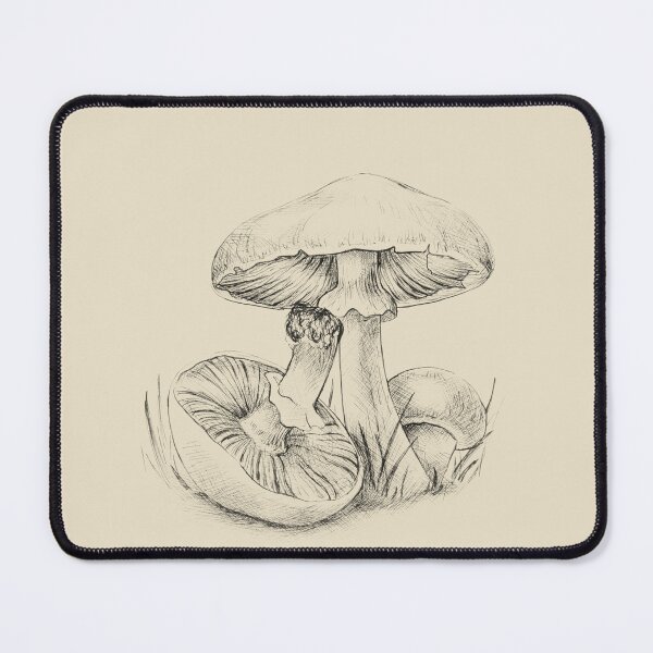 Item preview, Woodland Mushroom Illustration — Hand-Drawn Fungi Art, Goblincore Mycology Sketch designed and sold by simh.