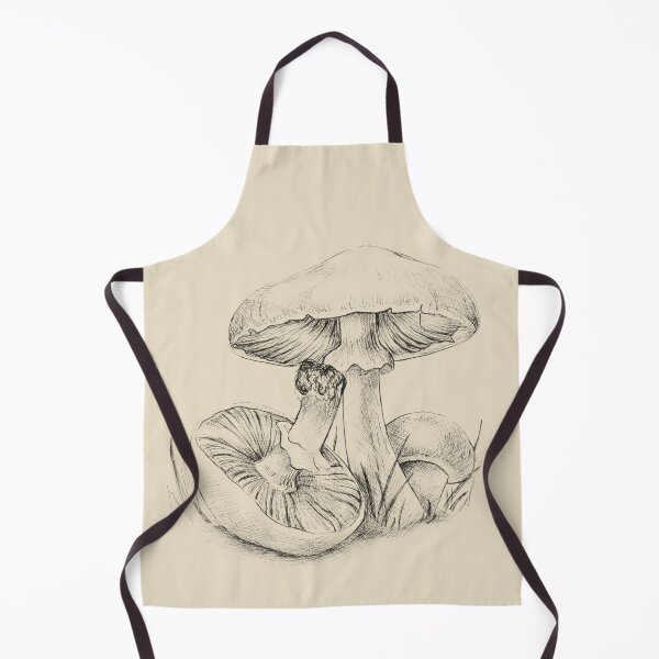 Item preview, Woodland Mushroom Illustration — Hand-Drawn Fungi Art, Goblincore Mycology Sketch designed and sold by simh.