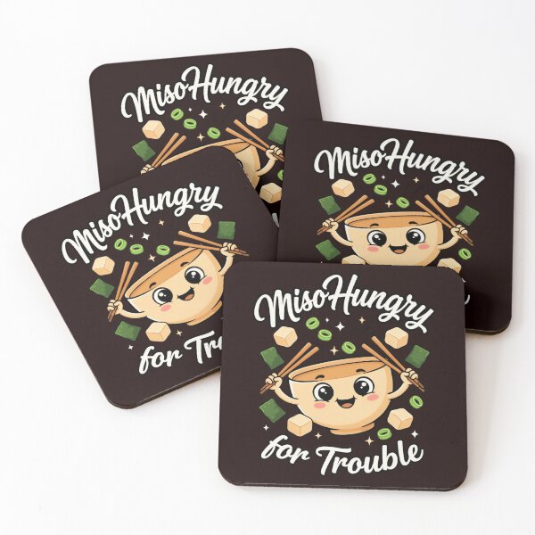Item preview, Funny Sarcastic Humor Miso Hungry for Trouble Sarcastic Humorous Funny Art Design designed and sold by fantasticdesign.