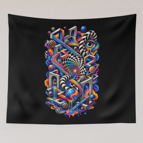 Item preview, Through the Abstract-Optical Illusion designed and sold by RockitBaby.