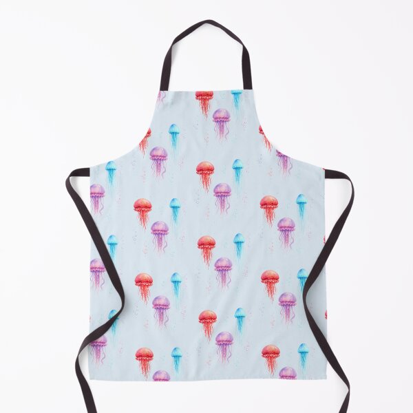 Item preview, Kawaii Jellyfish Trio Watercolor Pattern designed and sold by DariaCraft.