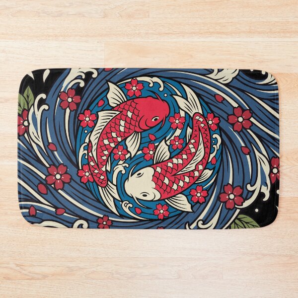 Item preview, Koi Sanctuary - Zen Circle of Protection Art designed and sold by ZUMERI.