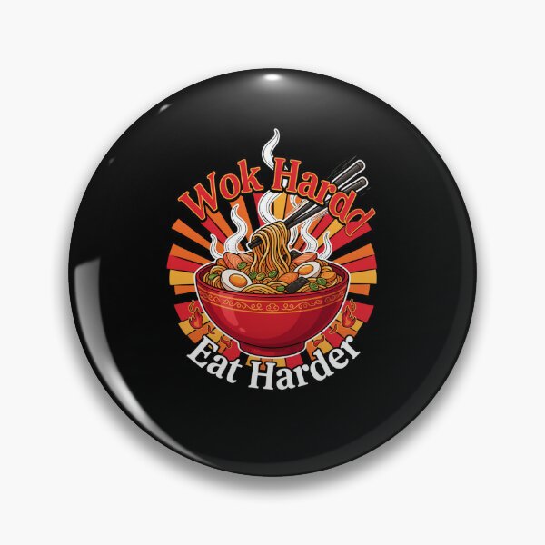 Item preview, Funny Sarcastic Humor Wok Hard Eat Harder Sarcastic Humorous Funny Art Design designed and sold by fantasticdesign.