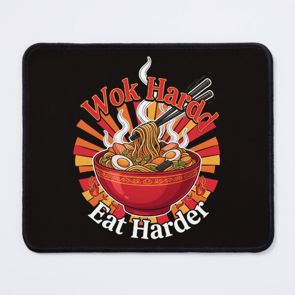 Item preview, Funny Sarcastic Humor Wok Hard Eat Harder Sarcastic Humorous Funny Art Design designed and sold by fantasticdesign.
