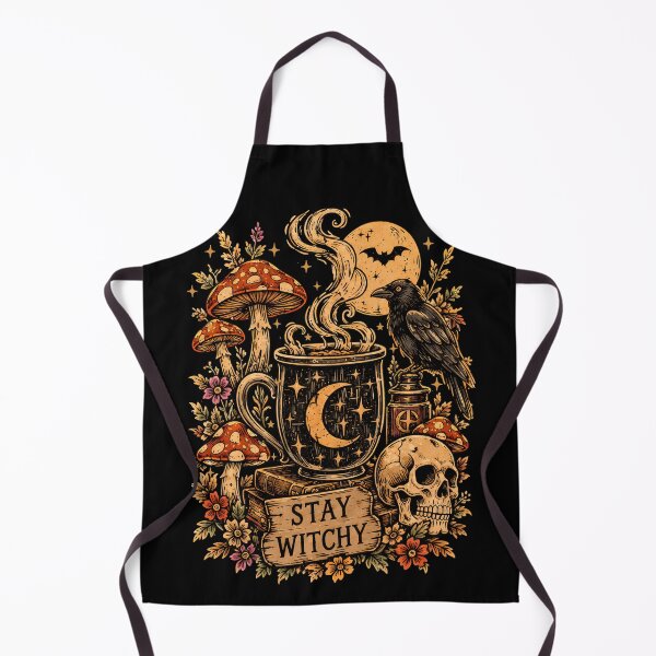 Item preview, Witchy Raven Cauldron Goth Witch Magic Halloween designed and sold by JessArty ⭐⭐⭐⭐⭐.
