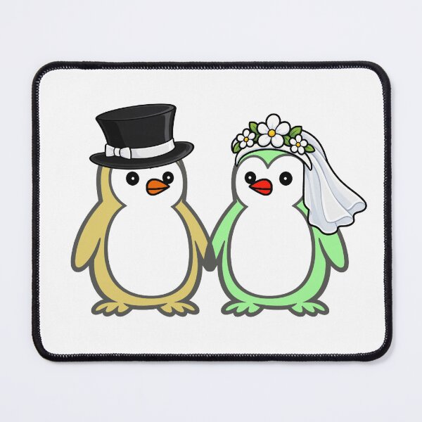Item preview, Pippo Wedding – Bride & Groom Penguins Set 4 designed and sold by Pippo-Penguin.