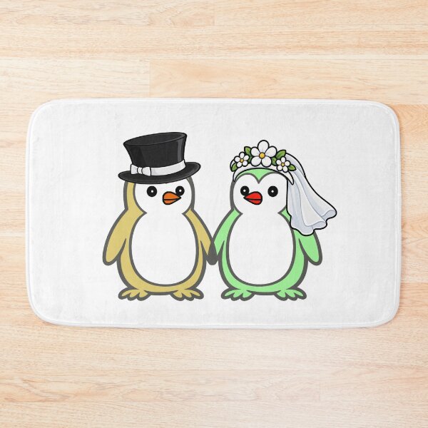 Item preview, Pippo Wedding – Bride & Groom Penguins Set 4 designed and sold by Pippo-Penguin.