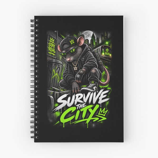 Item preview, Rat Survive the City Urban Streetwear designed and sold by Svetrovnia - Street Style.