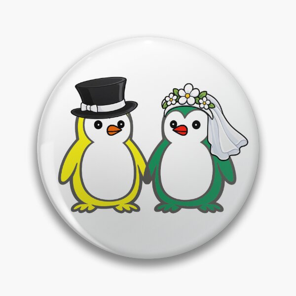 Item preview, Pippo Wedding – Bride & Groom Penguins Set 5 designed and sold by Pippo-Penguin.