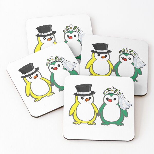 Item preview, Pippo Wedding – Bride & Groom Penguins Set 5 designed and sold by Pippo-Penguin.