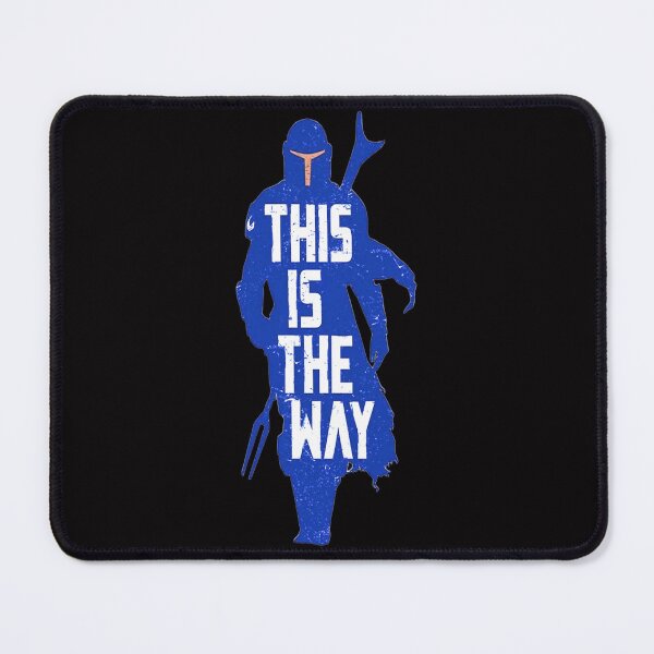 Item preview, Mando Silhouette This Is The Way Typography Fan Art designed and sold by G-A-D-U.