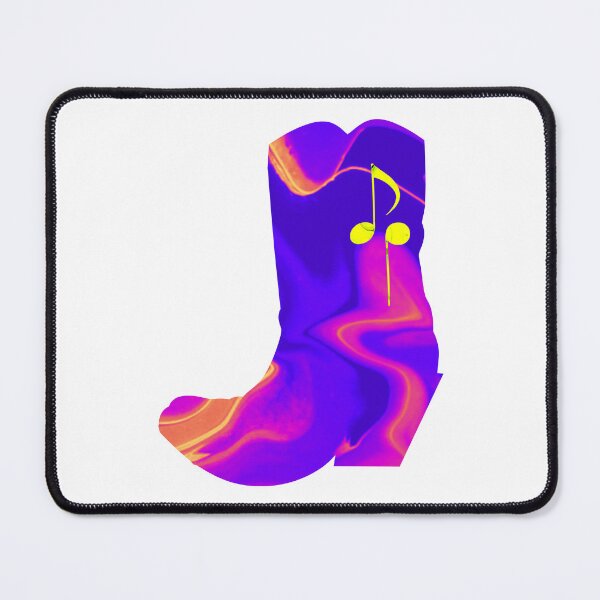 Item preview, Cowboy boot DP purp[ - Flow Art / Pour Painting - jdp-22-0009 designed and sold by ANomadDesigns.