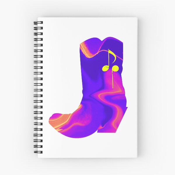 Item preview, Cowboy boot DP purp[ - Flow Art / Pour Painting - jdp-22-0009 designed and sold by ANomadDesigns.