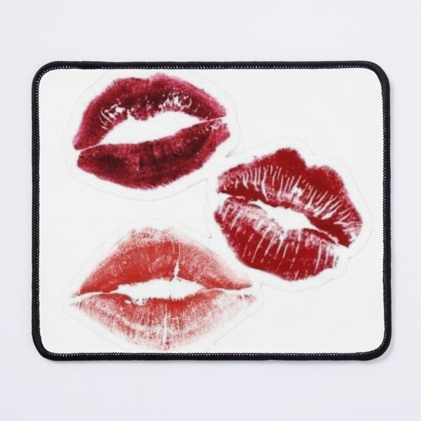 Item preview, Red Lipstick Kiss Marks Pattern Design designed and sold by Mceciliart.