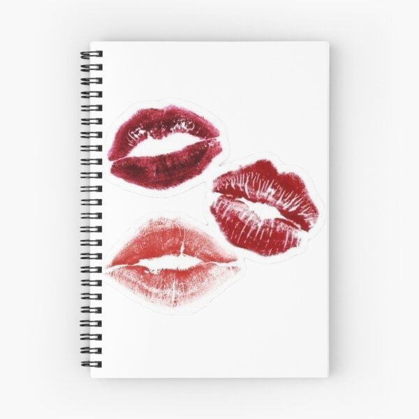 Item preview, Red Lipstick Kiss Marks Pattern Design designed and sold by Mceciliart.