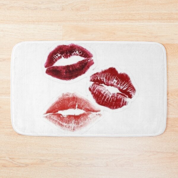Item preview, Red Lipstick Kiss Marks Pattern Design designed and sold by Mceciliart.