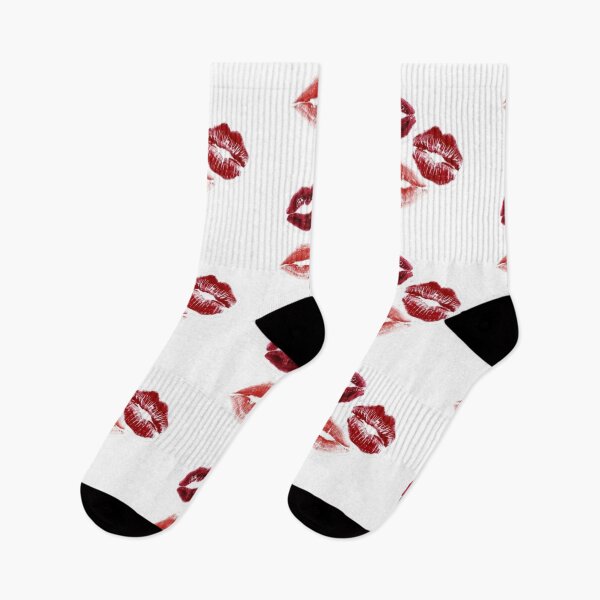 Item preview, Red Lipstick Kiss Marks Pattern Design designed and sold by Mceciliart.