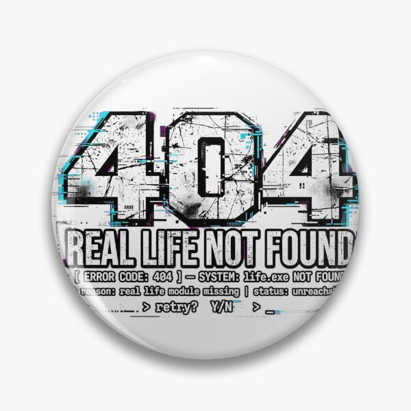 Artikelvorschau, 404 Real Life Not Found Lustiges Programmierer-Shirt - life.exe Fehlercode-Glitch entworfen und verkauft von JAMOUM1.